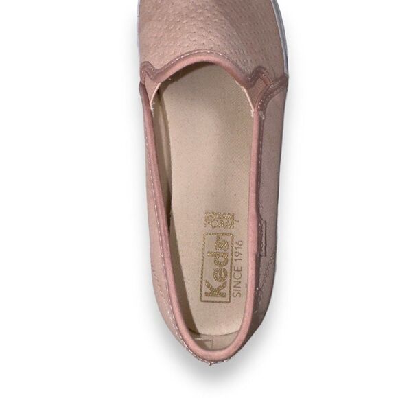 Keds Double Decker Perf Slip-on Sneakers Mauve Suede WH62526 Women's 6.5 - Picture 9 of 11